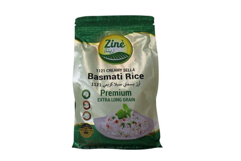 Zak met Zinè Basmati rijst, langkorrelige aromatische rijst met nootachtige smaak